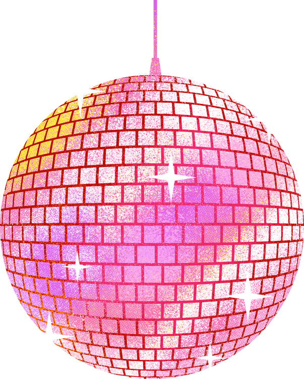 Vibrant Gradient Buildable Disco Ball